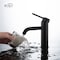 Kibi Circular Single Handle Bathroom Vanity Sink Faucet KBF1008MB - alternate 6